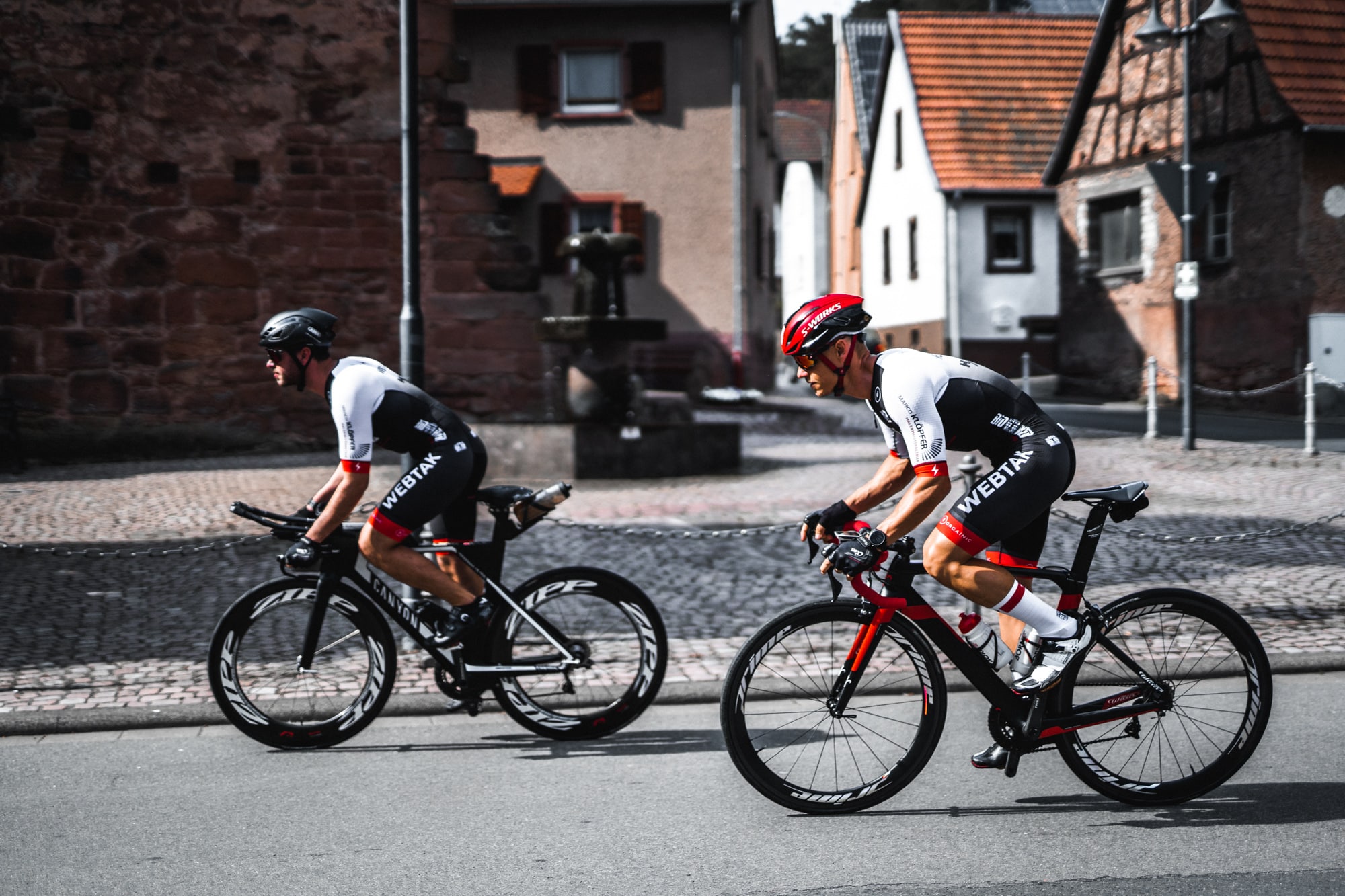 Patrick & Marvin auf dem Rad